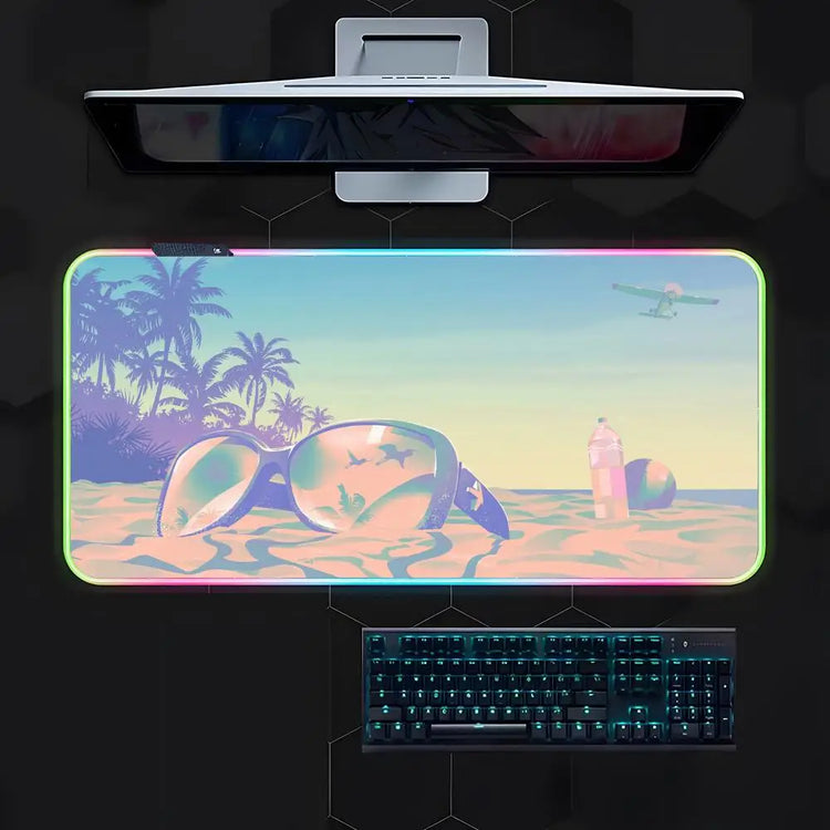 משטח גיימינג RGB בעיצוב משחק – מגוון גדלים