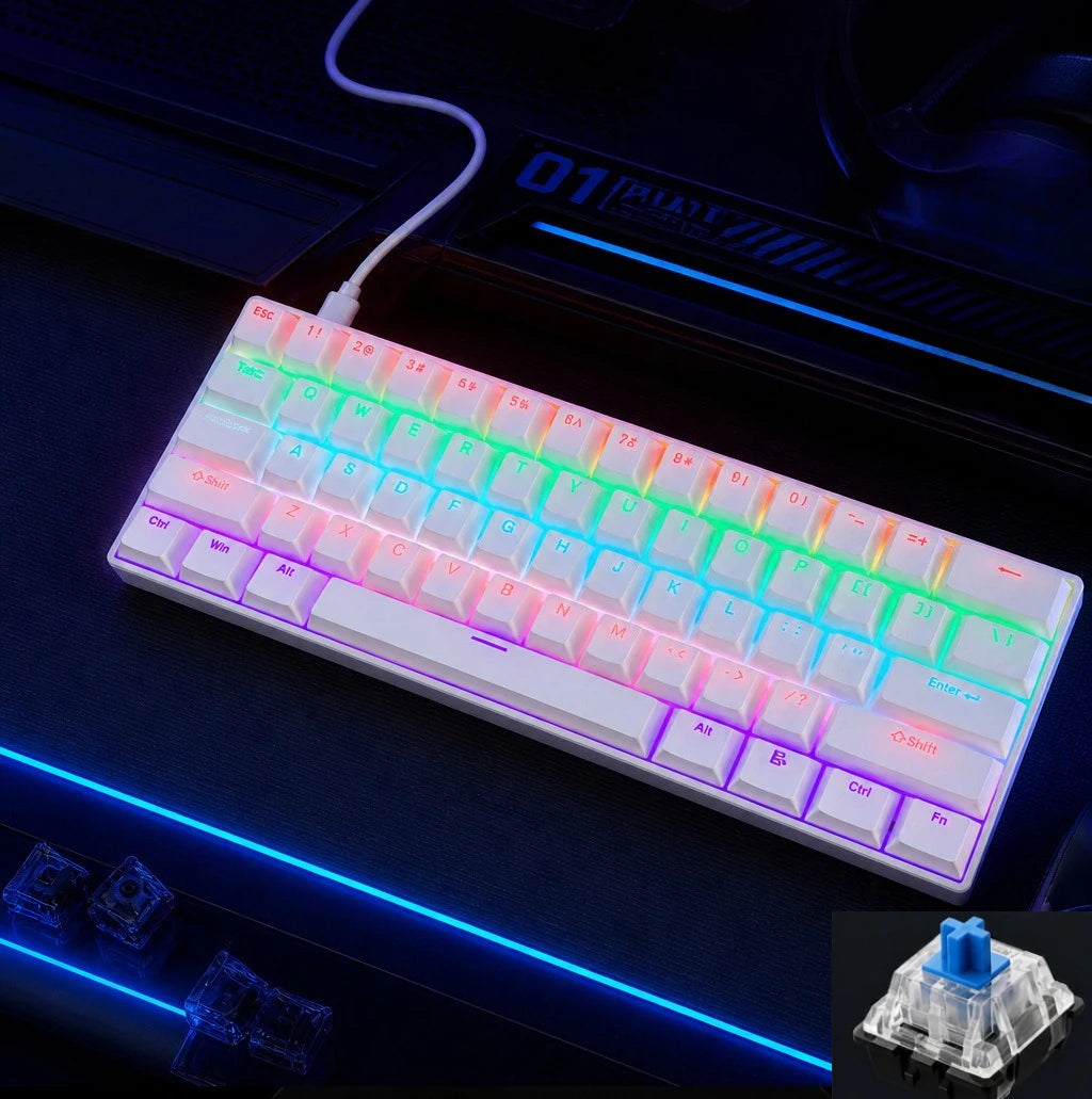 מקלדת גיימינג RGB – ‏61 מקשים