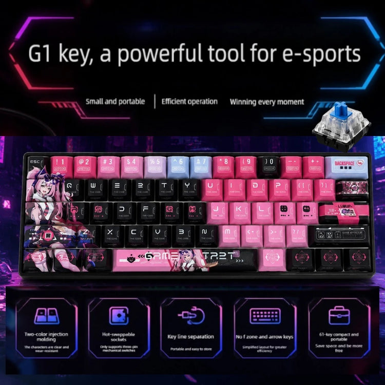 מקלדת גיימינג RGB – ‏61 מקשים
