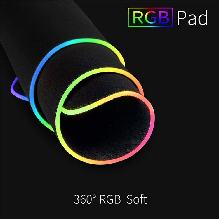 משטח עכבר RGB עם תאורת LED – קומפקטי