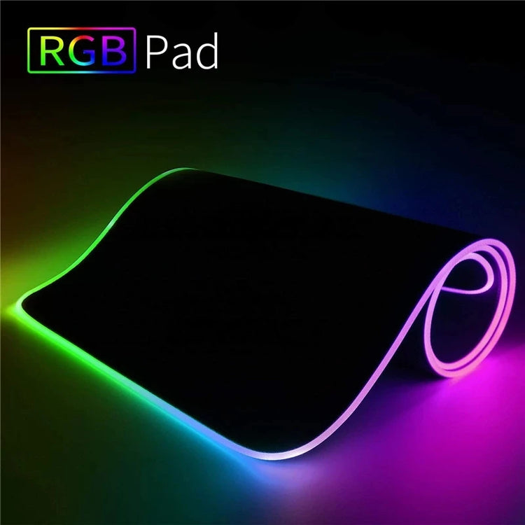 משטח עכבר RGB עם תאורת LED – קומפקטי