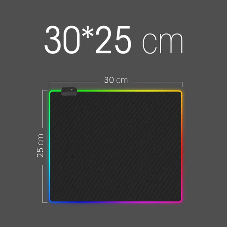 משטח עכבר RGB עם תאורת LED – קומפקטי
