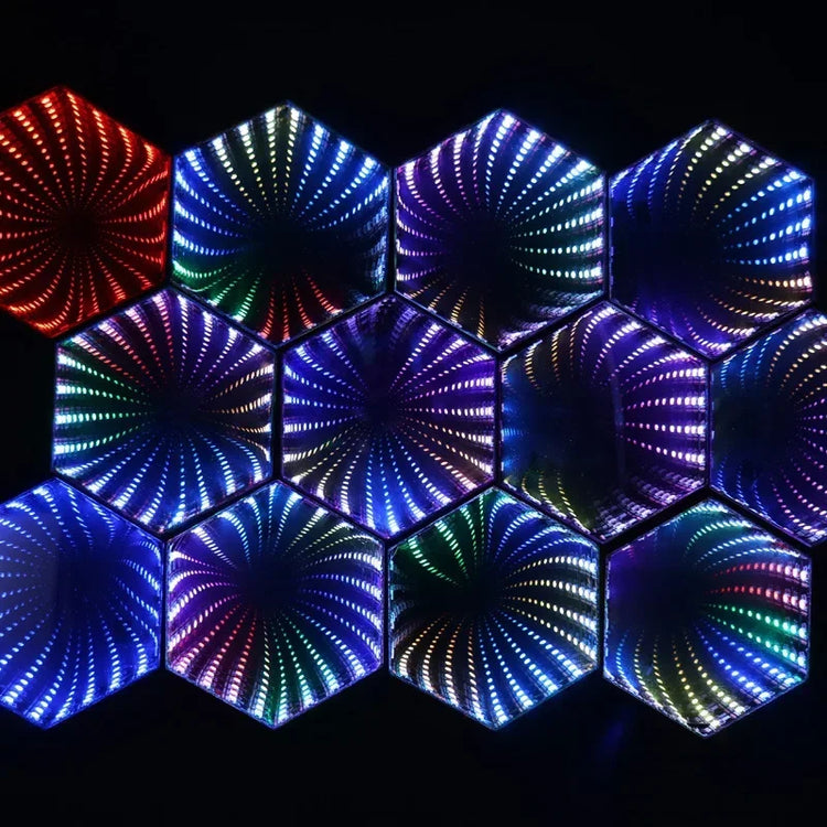 מנורת משושה RGB בתלת־ממד