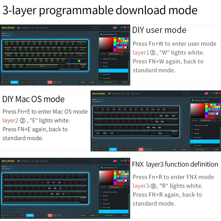 GK61 / SK61 61-key RGB gaming keyboard – image 6