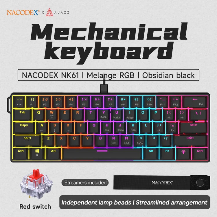 מקלדת גיימינג AJAZZ NK61
