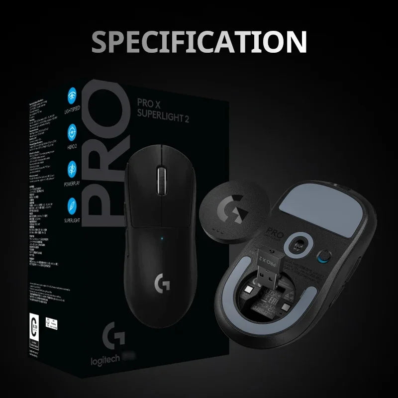 עכבר גיימינג אלחוטי Logitech G PRO X SUPERLIGHT 2 – תמונת מוצר 6