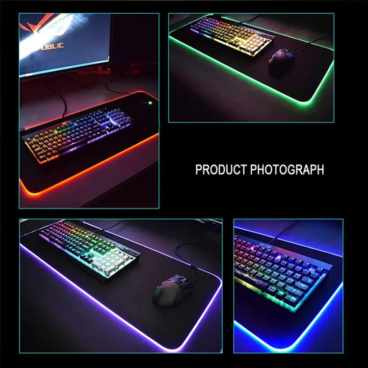 משטח גיימינג XXL RGB בסגנון גותי